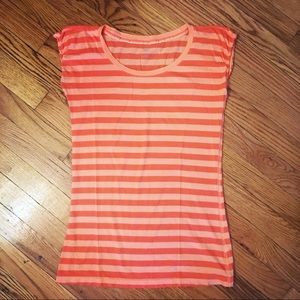 GAP striped cap-sleeve top